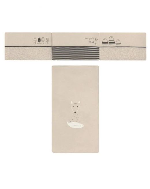 Pack Funda Nórdica + Protector + Relleno de 140x70 Fox de Babyclic