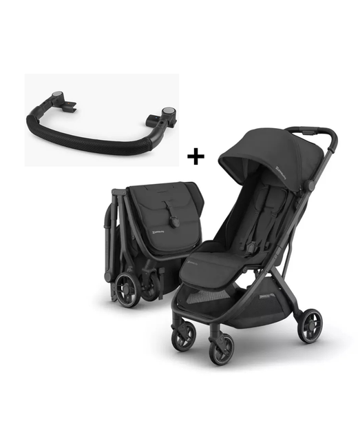 Pack silla de ppaseo UPPAbaby Minu V3 con barra apoyabrazos
