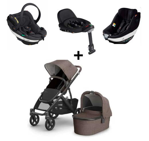 Pack UPPAbaby cruz v3 Duo con Sistema Modular Besafe Beyond 360º