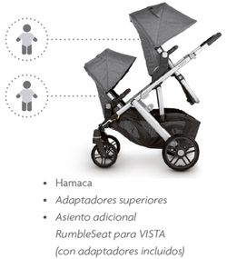 Pack Uppababy Vista V3 Twin