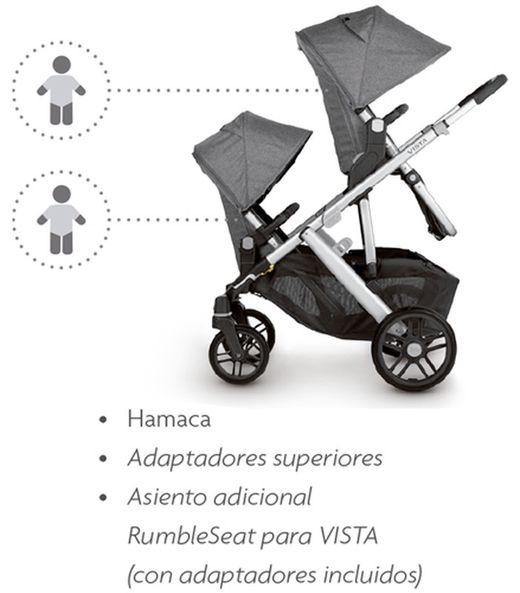 Pack Uppababy Vista V3 Twin