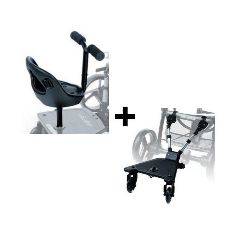 Patinete Universal Roller + asiento Carbebé — LAS4LUNAS