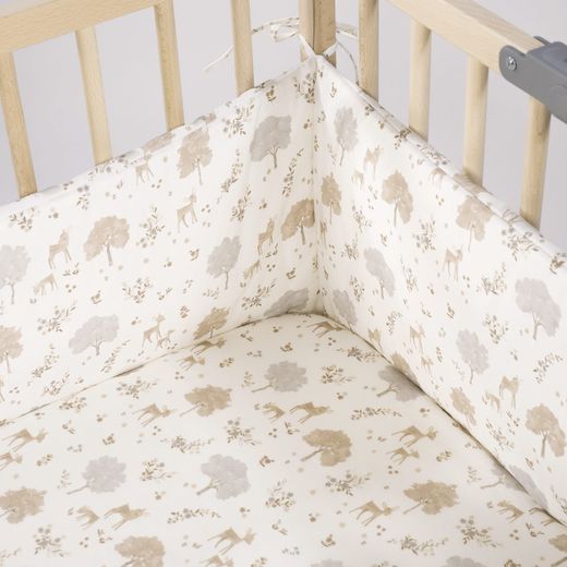Protector de Cuna Pasito a Pasito Colección Nara 120×60 cm