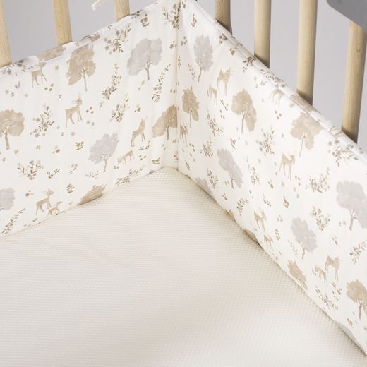 Protector de Cuna Pasito a Pasito Colección Nara 120×60 cm