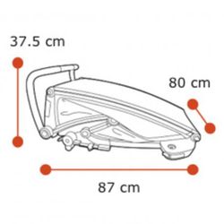 Remolque Thule Chariot Sport 2 G3 double para bicicletas