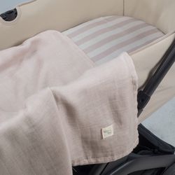 Sábana ajustable cuco + muselina Sintra beige