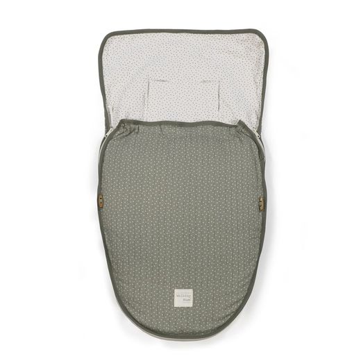 Saco cuco 2 en 1 entretiempo Topito Musgo de Walking Mum