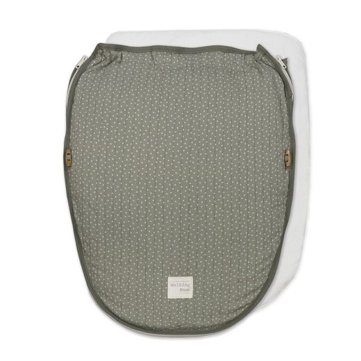 Saco cuco 2 en 1 entretiempo Topito Musgo de Walking Mum