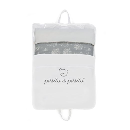 Saco cuco 3 en 1 entretiempo Toile de Jouy de Pasito a pasito