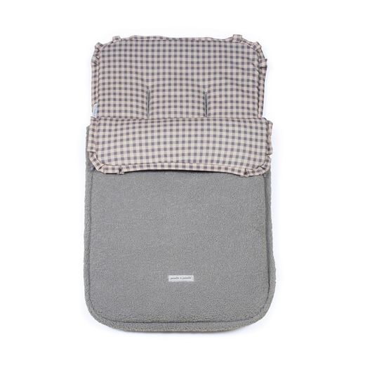 SACO CUCO 3 EN 1 TOGETHER ROSA/GRIS INVIERNO de pasito a pasito