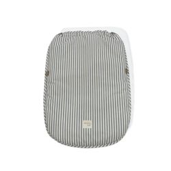 Saco silla entretiempo Praliné Vichy/Rayas Matcha Tog 2,5 de Walking Mum