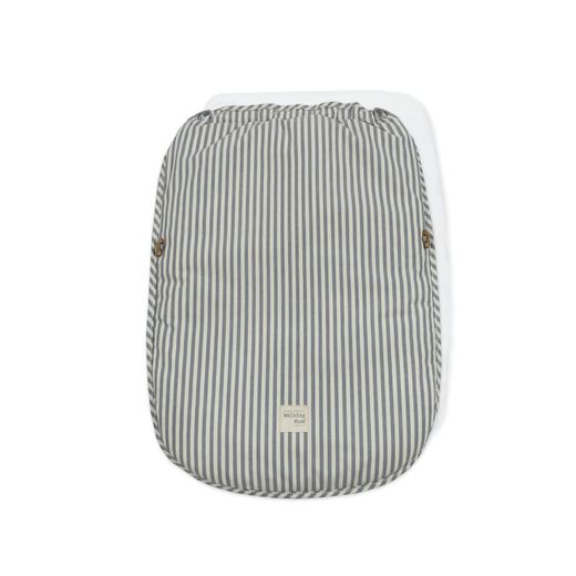 Saco silla entretiempo Praliné Vichy/Rayas Matcha Tog 2,5 de Walking Mum