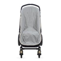 Saco silla entretiempo Praliné Vichy/Rayas Matcha Tog 2,5 de Walking Mum
