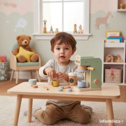 Set de cafetera de madera de Saro