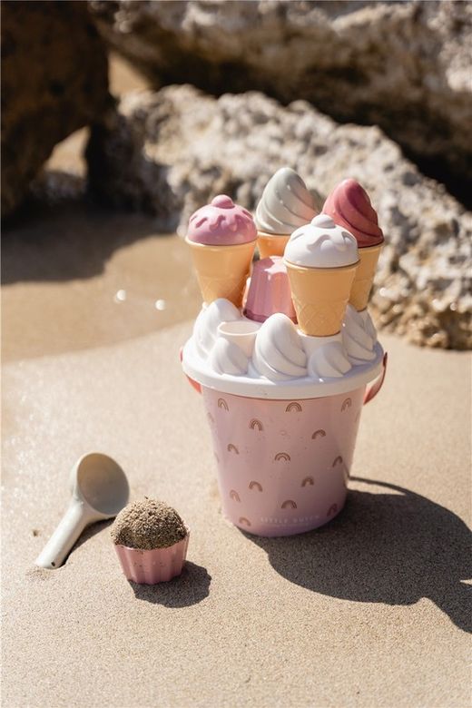 SET PLAYA HELADOS ROSA LITTLE DUTCH