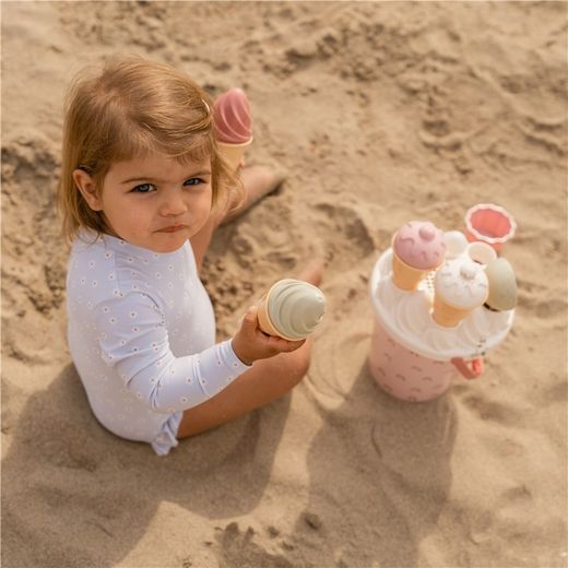 SET PLAYA HELADOS ROSA LITTLE DUTCH