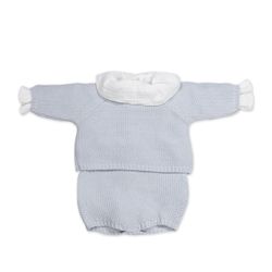 Set/Tricot jersey + ranita + Body bambula 0-1 mes/56 cm