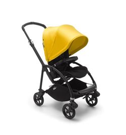 Silla de Paseo Bugaboo Bee 6 Chasis Negro - Silla Negra + Capota Amarillo