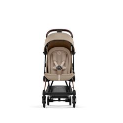 Silla de paseo Cybex Coya chasis rosegold-Cozy Beige + adaptadores de grupo 0 + Cloud T Plus Cozy Beige