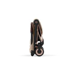 Silla de paseo Cybex Coya chasis rosegold-Cozy Beige + adaptadores de grupo 0 + Cloud T Plus Cozy Beige