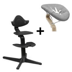 Silla Stokke Nomi Negra + Newborn Set Nomi