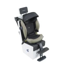 Solution T i-Fix de Cybex con reposapiés universal Booster Footrest de Swandoo