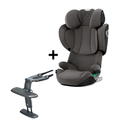 Solution T i-Fix de Cybex con reposapiés universal Booster Footrest de Swandoo