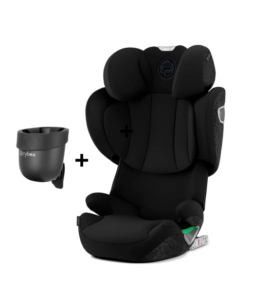 Solution T i-Fix Sepia Black + Portavasos de Cybex