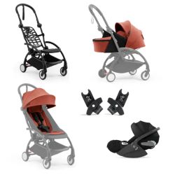 Stokke Yoyo 5 con pack recién nacido y Cybex Cloud T y color pack 6+