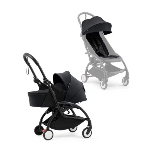 Stokke Yoyo 5 con pack recién nacido y Cybex Cloud T y color pack 6+