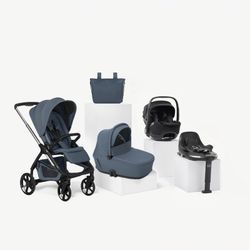 Trío Jané Keep 2 + capazo Sleep + silla de coche Kombibaby (40-87 cm) y base isofix