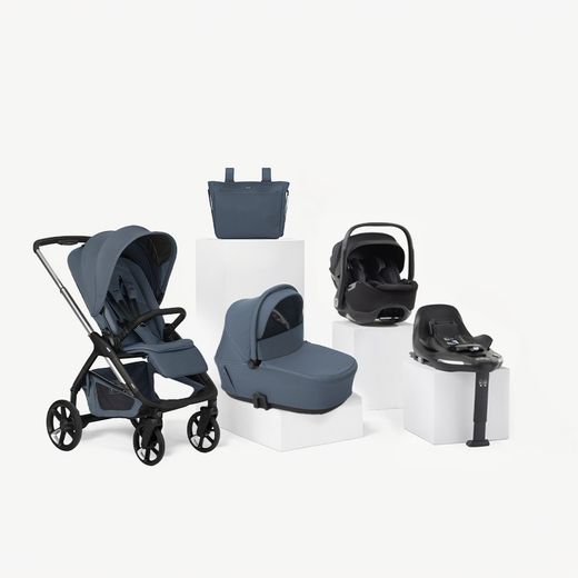 Trío Jané Keep 2 + capazo Sleep + silla de coche Kombibaby (40-87 cm) y base isofix