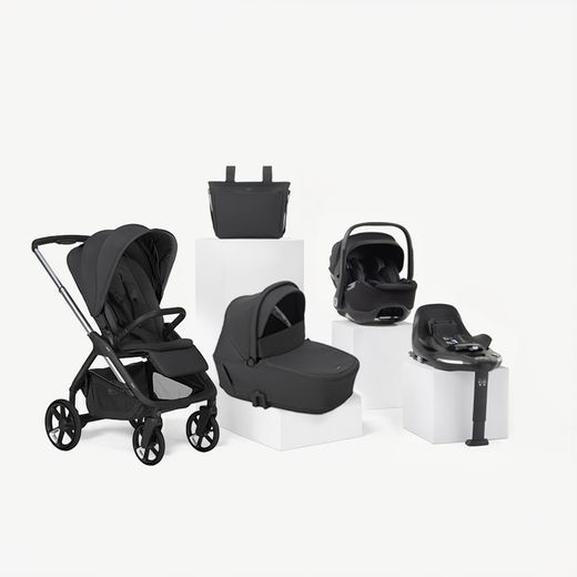 Trío Jané Keep 2 + capazo Sleep + silla de coche Kombibaby (40-87 cm) y base isofix