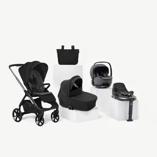 Trío Jané Keep 2 + capazo Sleep + silla de coche Kombibaby (40-87 cm) y base isofix