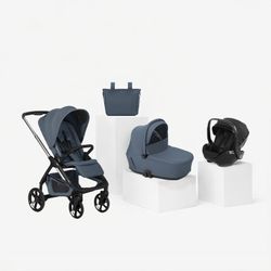 Trío Jané Keep 2 + capazo Sleep + silla de coche Kombibaby Matt Black (40-87 cm)