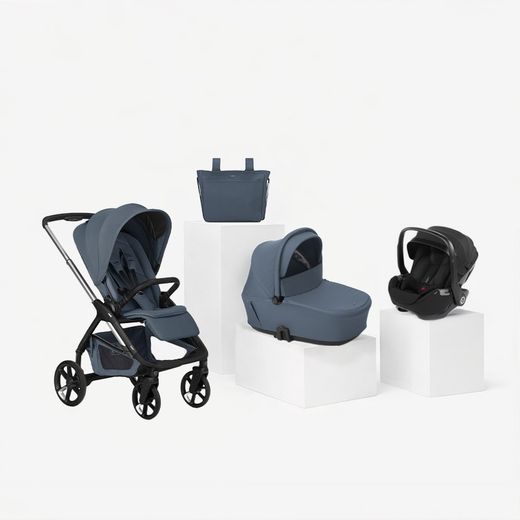 Trío Jané Keep 2 + capazo Sleep + silla de coche Kombibaby Matt Black (40-87 cm)