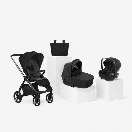 Trío Jané Keep 2 + capazo Sleep + silla de coche Kombibaby Matt Black (40-87 cm)
