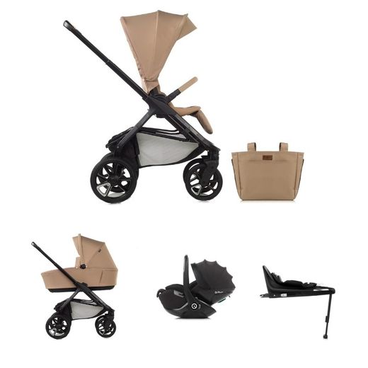 Trío Keep + capazo Sleep + portabebé Kombibaby y base isofix de Jané