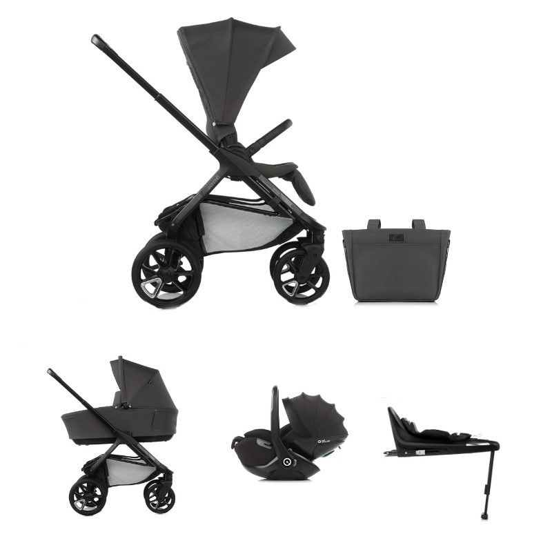 Trío Keep + capazo Sleep + portabebé Kombibaby y base isofix de Jané Argile