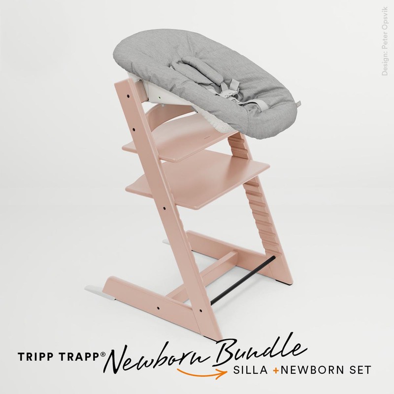 Trona Tripp Trapp Blanca + Baby Set color blanco de Stokke — LAS4LUNAS