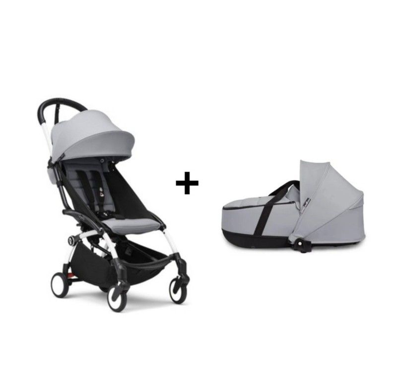 YOYO silla de paseo basinet de Stokke chasis blanco