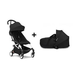 YOYO 3 silla de paseo + basinet de Stokke chasis blanco