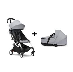 YOYO 3 silla de paseo + basinet de Stokke chasis negro