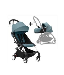 YOYO 3 silla de paseo + pack recién nacido 0+ de Stokke chasis blanco