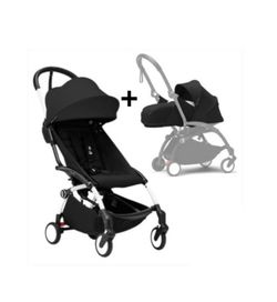 YOYO 3 silla de paseo + pack recién nacido 0+ de Stokke chasis blanco