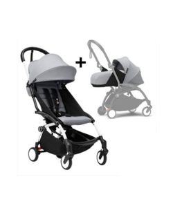 YOYO 3 silla de paseo + pack recién nacido 0+ de Stokke chasis blanco