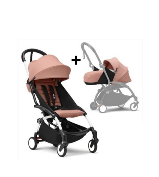 YOYO 3 silla de paseo + pack recién nacido 0+ de Stokke chasis blanco