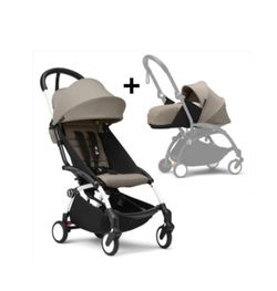 YOYO 3 silla de paseo + pack recién nacido 0+ de Stokke chasis blanco