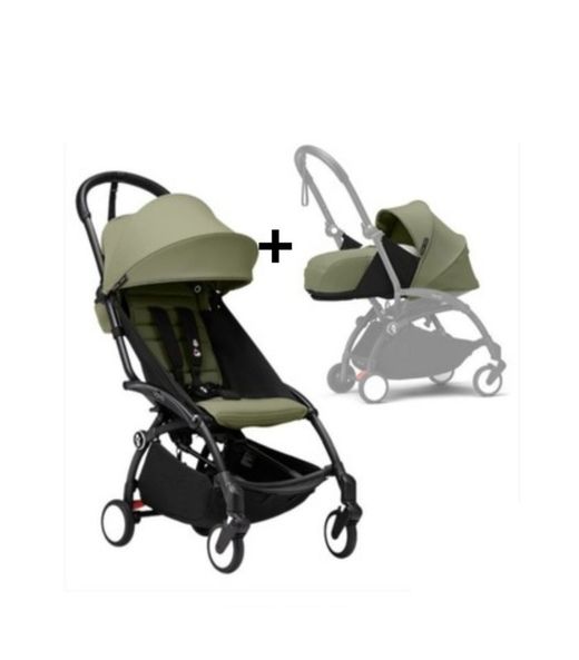 YOYO 3 silla de paseo + pack recién nacido 0+ de Stokke chasis negro