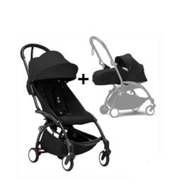 YOYO 3 silla de paseo + pack recién nacido 0+ de Stokke chasis negro
